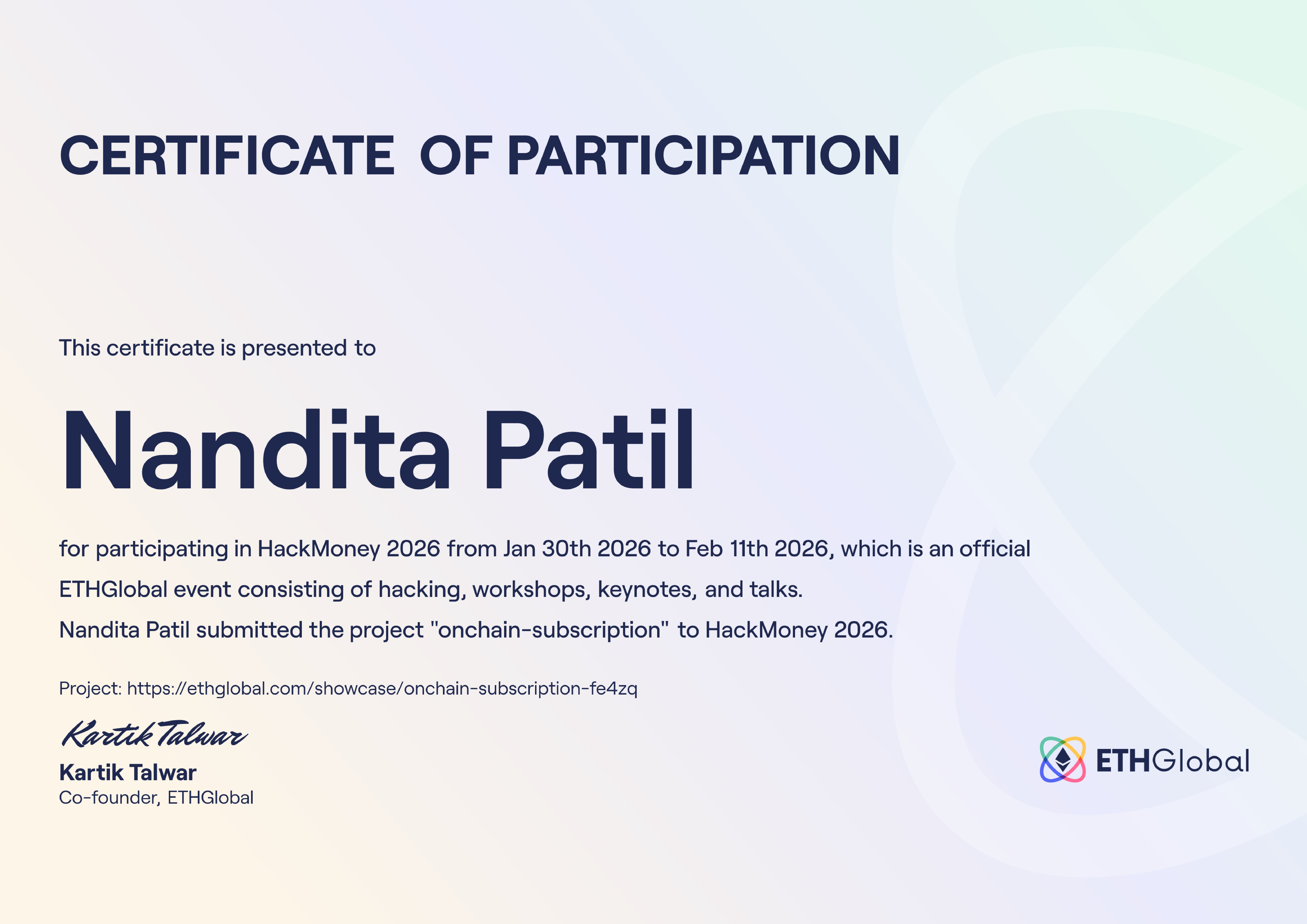 ETH-Global HackMoney'26